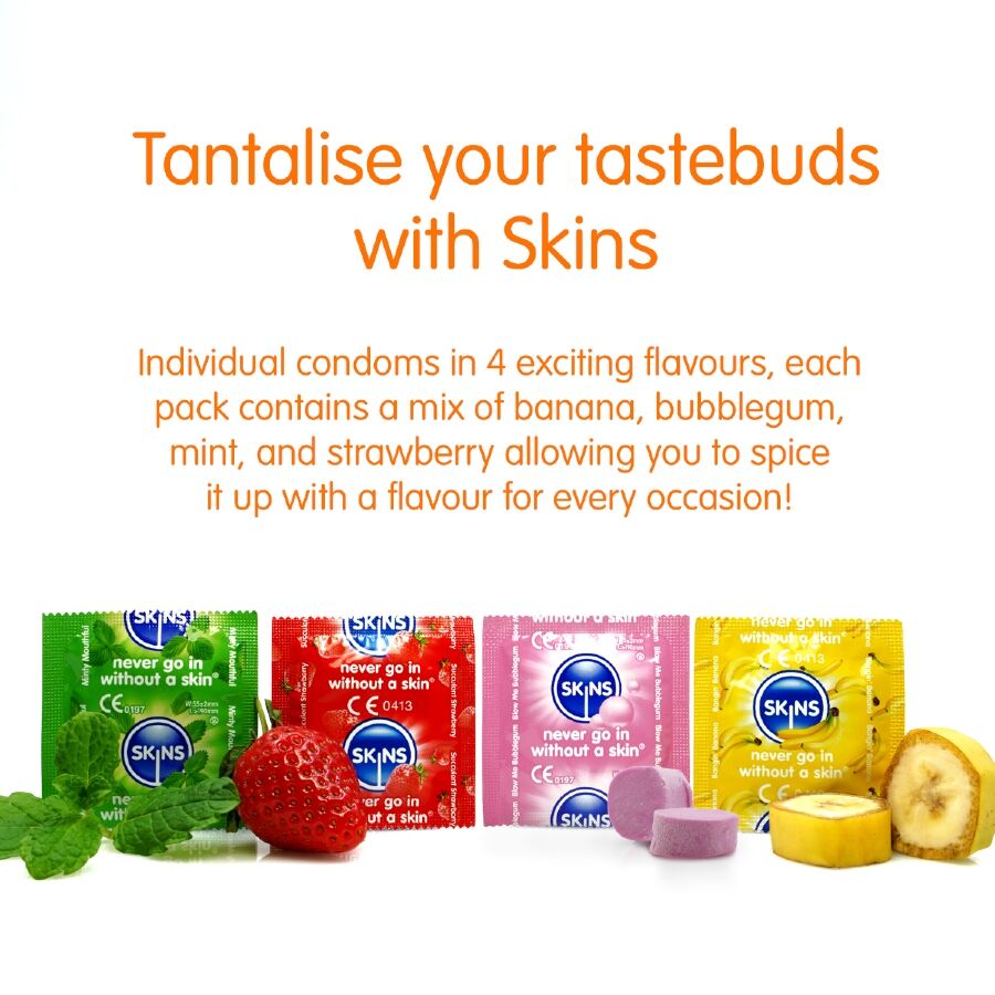 SKINS - PRESERVATIVI MULTIGUSTO PREMIUM CONFEZIONE DA 4 - immagine 3