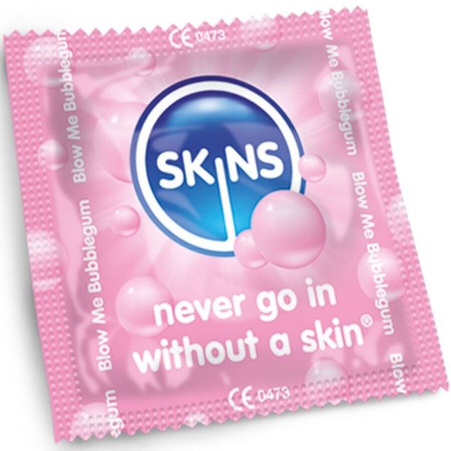 SKINS - BUBBLEGUM PREMIUM CONDOM CONFEZIONE DA 4 - immagine 2
