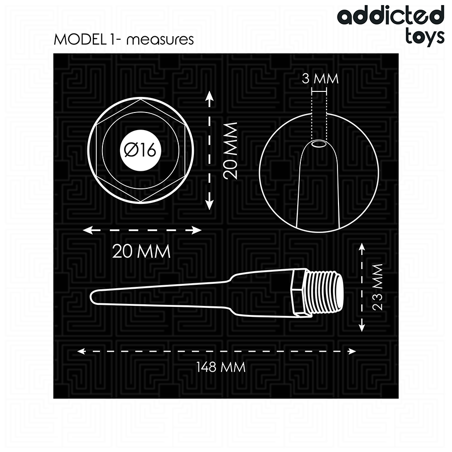 ADDICTED TOYS - PULITORE ANALE CON ADATTATORE UNIVERSALE MODELLO 1 - immagine 6