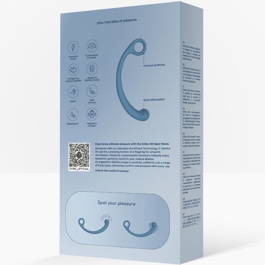 SNAIL VIBE - BACCHETTA PER MASSAGGIO VIBRANTE AXI BLU - immagine 6