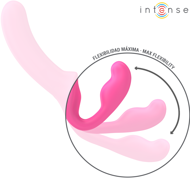 INTENSE - AMY DOPPIO VIBRATORE 20 CM ROSA TELECOMANDO - immagine 6