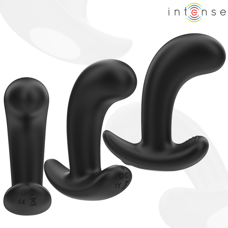 INTENSE - CHANDLER ANAL PLUG 10 VIBRAZIONI NERO TELECOMANDO - immagine 4