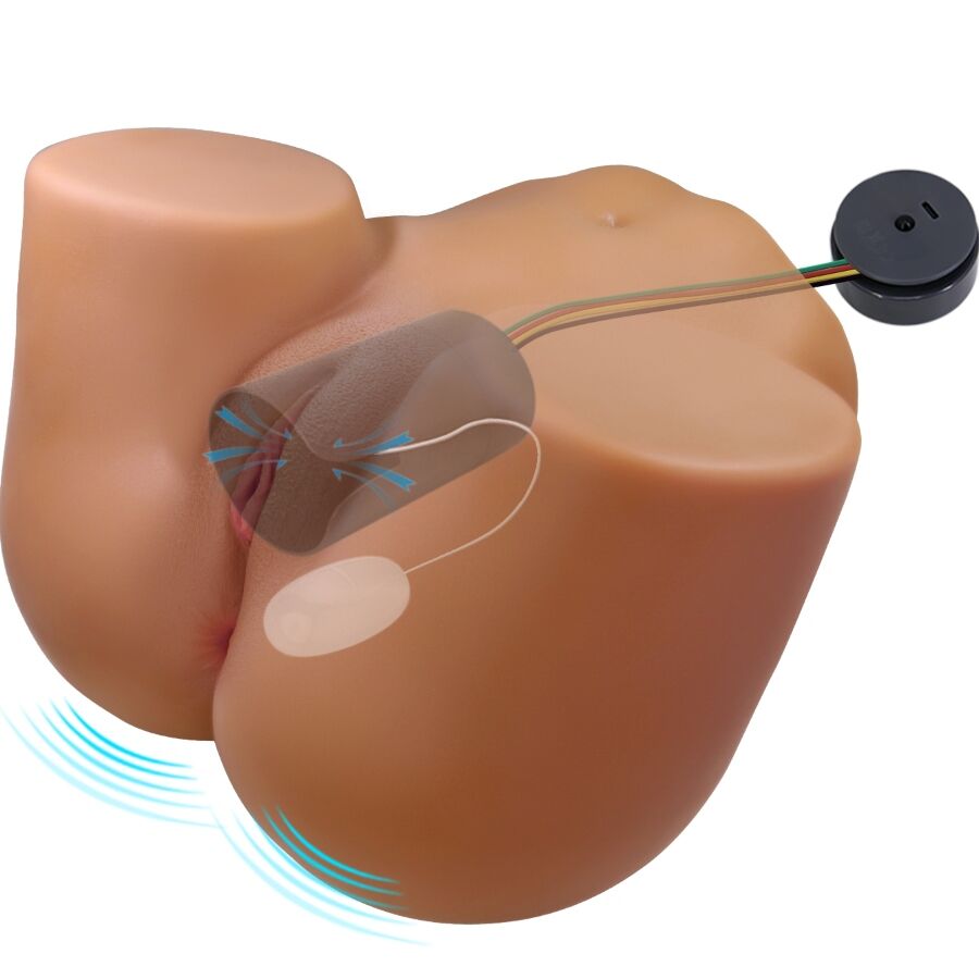 CRAZY BULL - WENDY VIBRATORE E SUCCHIATORE REALISTICO PER POLSO FEMMINILE CON SUONO 11 KG - immagine 3