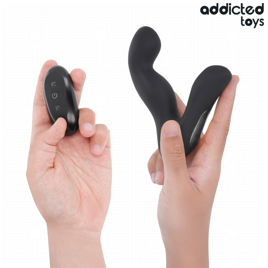 ADDICTED TOYS - MASSAGGIATORE PROSTATICO OSCILLANTE CON TELECOMANDO IN MODALITÀ PULSAZIONE - immagine 3