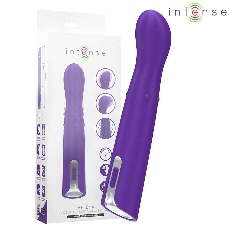 INTENSE - HELENA BEADS VIBRATORE OSCILLANTE SU E GIÙ 13,5 CM
