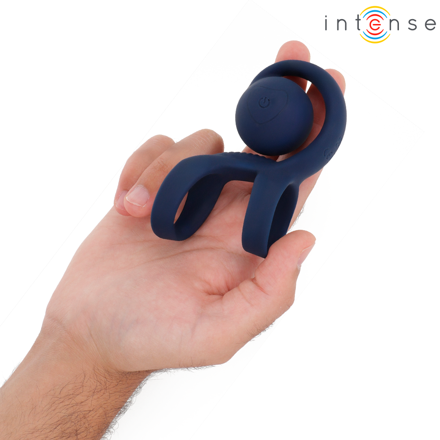 INTENSE - ANELLO FALLICO TYSON CON PALLA VIBRANTE Ø 3,2 CM - immagine 2