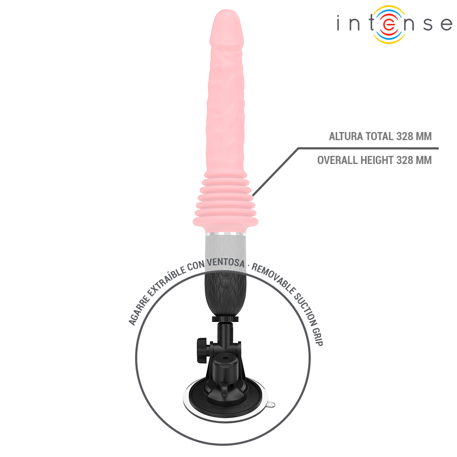 INTENSE - CYNTHIA VIBRATORE A SPINTA CON TELECOMANDO E CALORE - immagine 3