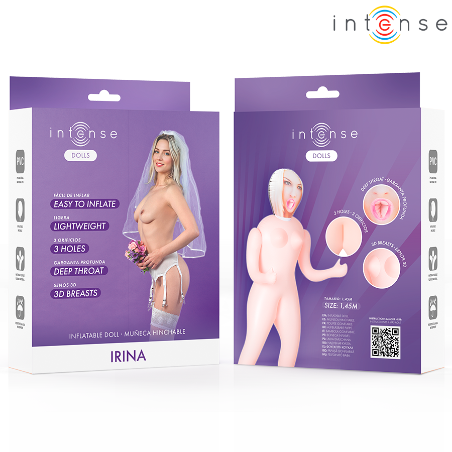 INTENSE DOLLS - IRINA BAMBOLA GONFIABILE CON TRE ORIFIZI - immagine 3