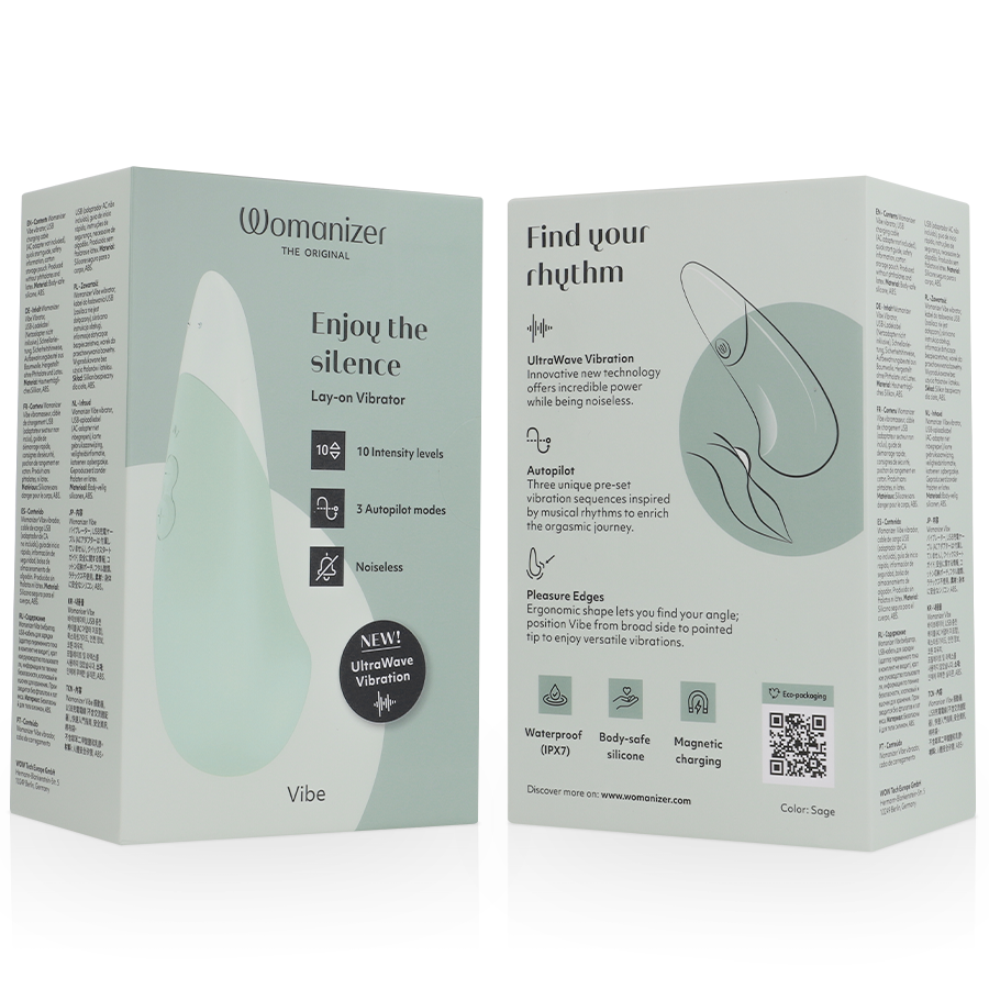 WOMANIZER - VIBE LAY-ON VIBRATORE SILENZIOSO SALVIA - immagine 5