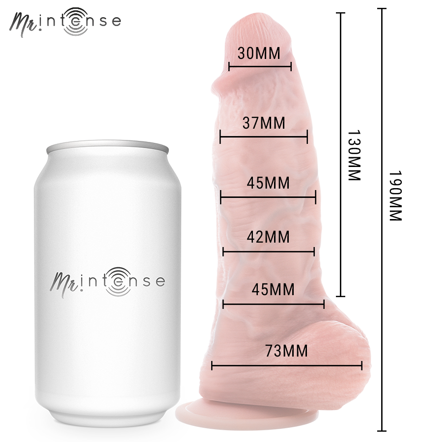 MR INTENSE - PICCOLO SPENCER DILDO IN SILICONE 19 CM -Ø- 4,5 CM - immagine 4
