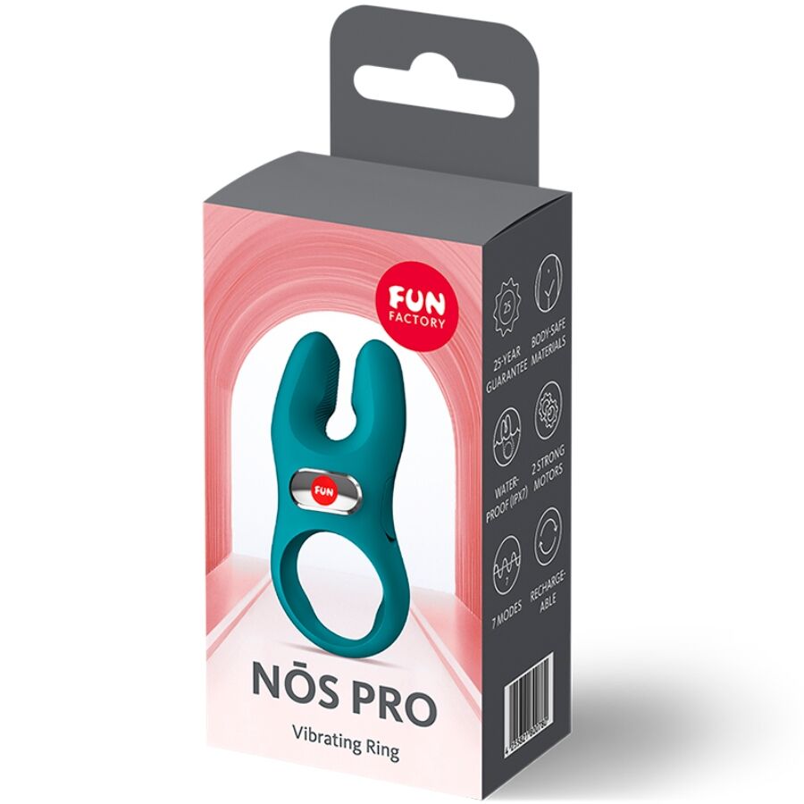 FUN FACTORY - ANELLO VIBRANTE PER IL PENE NOS PRO VERDE BOTTIGLIA - immagine 5