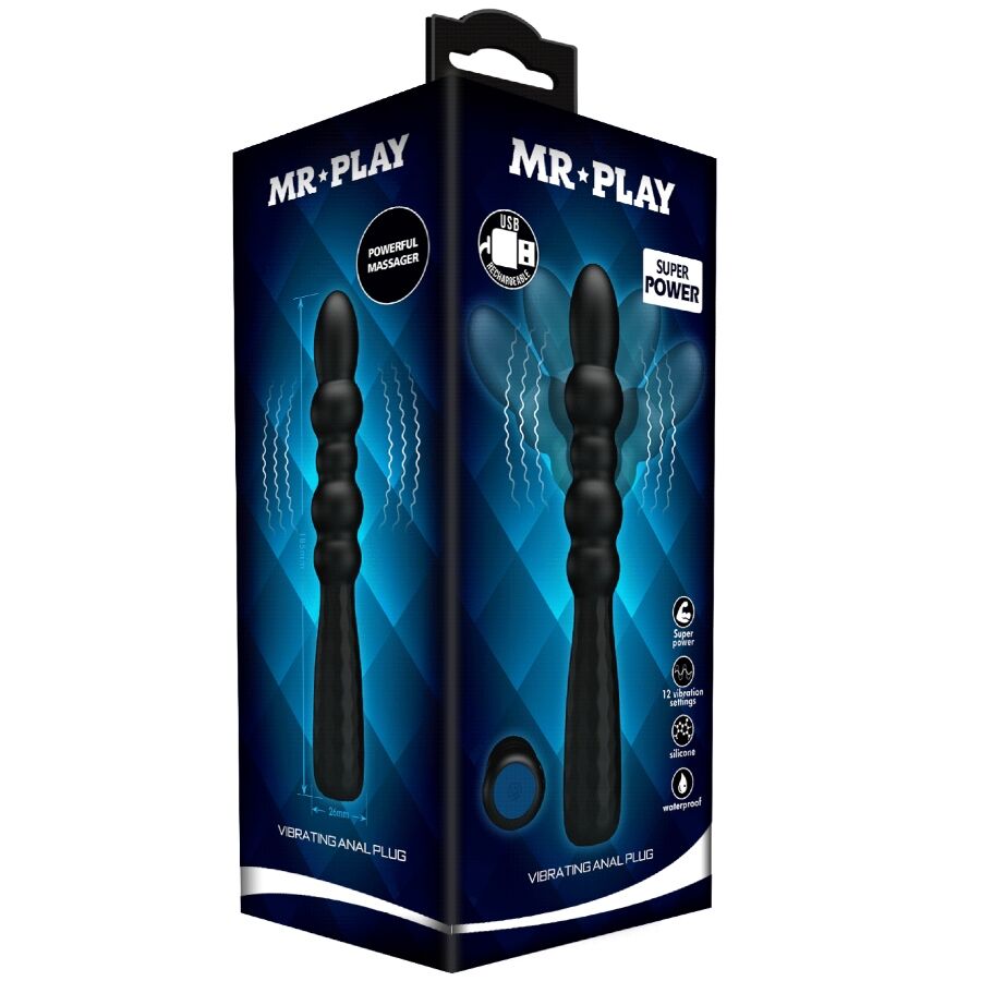 MR PLAY - PLUG ANALE VIBRANTE FLESSIBILE - immagine 11