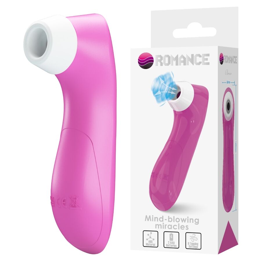 ROMANCE - DISPOSITIVO DI ASPIRAZIONE CLITORIDEA CON TECNOLOGIA A PULSAZIONE ROSA