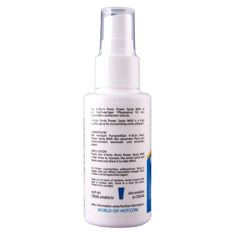 HOT - V-ACTIV PENIS POWER SPRAY PER UOMO 50 ML - immagine 4
