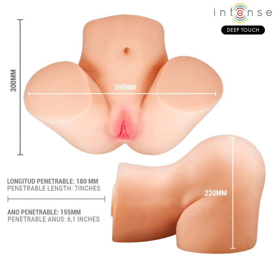 INTENSE DEEP TOUCH - JULIA MASTURBATORE VAGINALE CON ASPIRAZIONE, CALORE, VIBRAZIONE ED EFFETTI VOCALI CON TELECOMANDO 9 KG - immagine 7