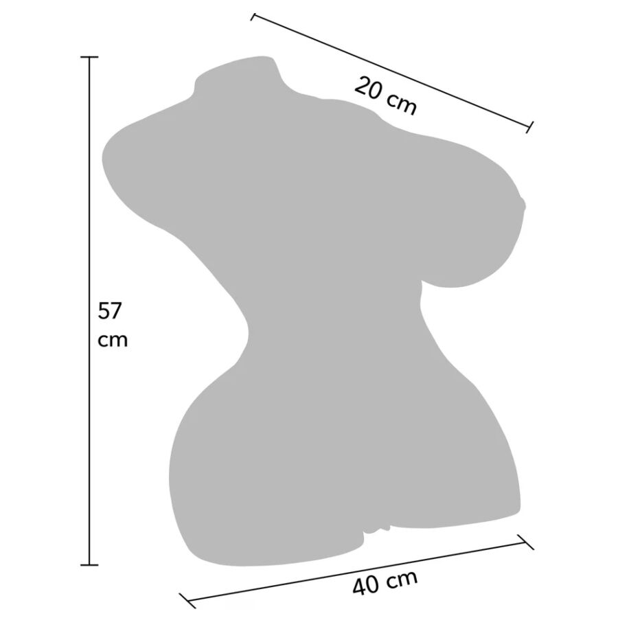 DESIDERIO NASCOSTO - MASTURBATORE FEMMINILE MEGA TROIA CON TORSO DA 22 KG - immagine 5
