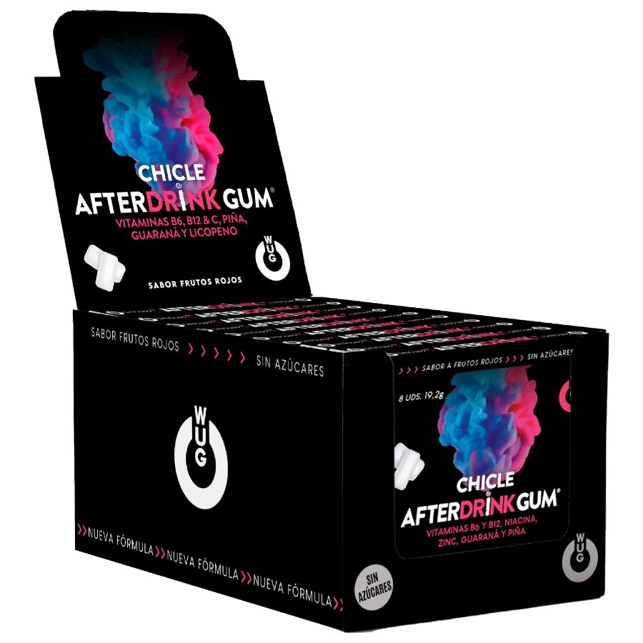 WUG GUM - AFTER DRINK DOPO SBRONZA | ESPOSITORE 12 X 8 UNITÀ
