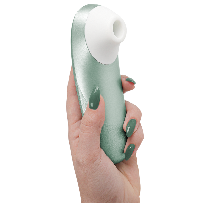 WOMANIZER - STIMOLATORE CLITORIDEO PRO VIBRANTE VERDE SALVIA - immagine 5