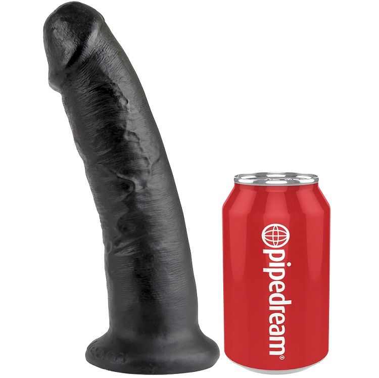 KING COCK - 9 DILDO NERO 22.9 CM - immagine 4