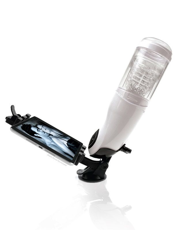 EXTREME TOYZ - PDX MEGA BATOR USB MASTURBATORE MASCHIO VAGINA BIANCO - immagine 4