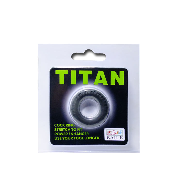BAILE - TITAN COCKRING BLACK GREEN 2 CM - immagine 5