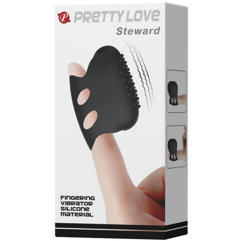 PRETTY LOVE - FLIRTATION DITALE VIBRAZIONE NERO STEWARD - immagine 7