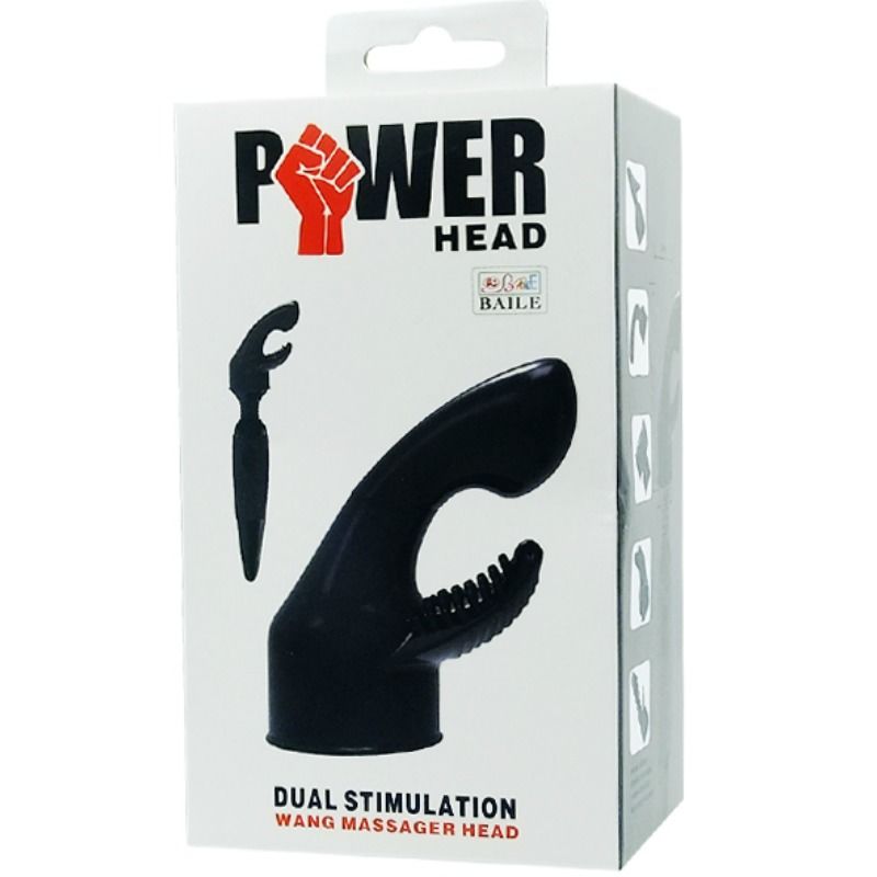 BAILE - POWER HEAD CABEZAL INTERCAMBIALE PARA MASAJEADOR ESTIMULACION PUNTO G Y CLITORIS - immagine 6