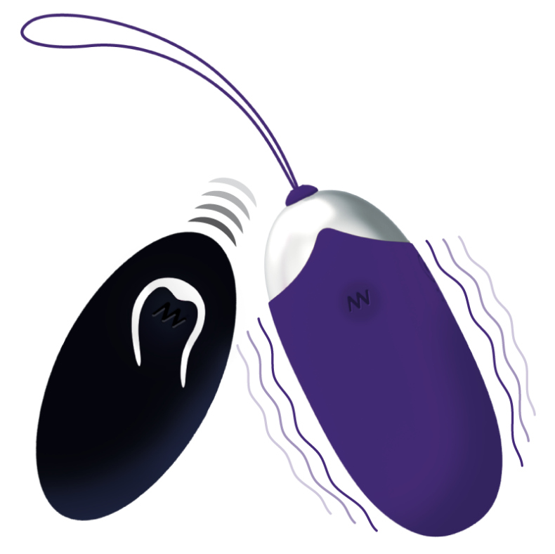 INTENSE - UOVO VIBRANTE FLIPPY II CON TELECOMANDO VIOLA - immagine 4