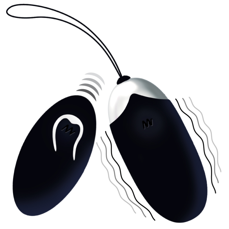 INTENSE - UOVO VIBRANTE FLIPPY II CON TELECOMANDO NERO - immagine 3