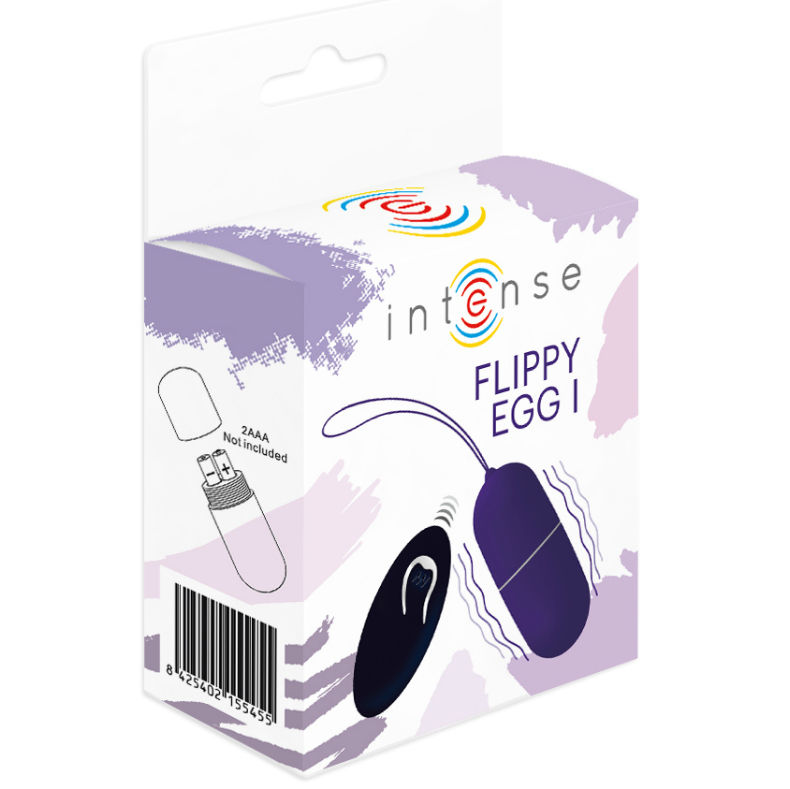 INTENSE - FLIPPY I UOVO VIBRANTE CON TELECOMANDO VIOLA - immagine 3