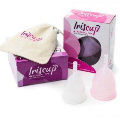 IRISCUP - COPPA DEL MESE PICCOLA ROSA A + SACCHETTO STERILIZZATORE GRATUITO - immagine 2