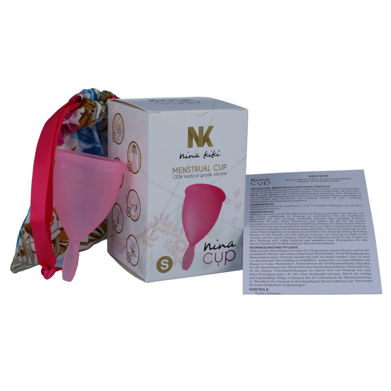 NINA KIKÍ - COPPA MESTRUALE ROSA - TAGLIA S - immagine 6