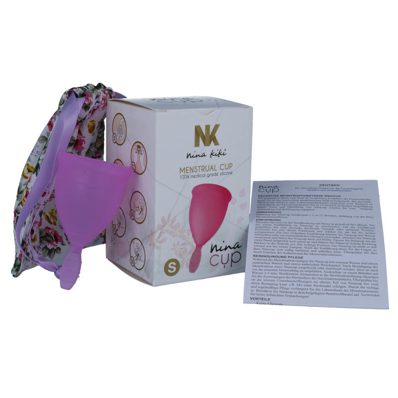 NINA KIKÍ - COPPA MESTRUALE VIOLA - TAGLIA S - immagine 3