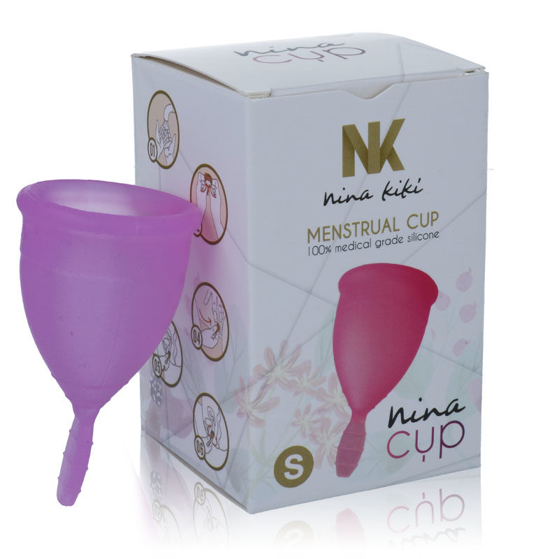 NINA KIKÍ - COPPA MESTRUALE VIOLA - TAGLIA S - immagine 4