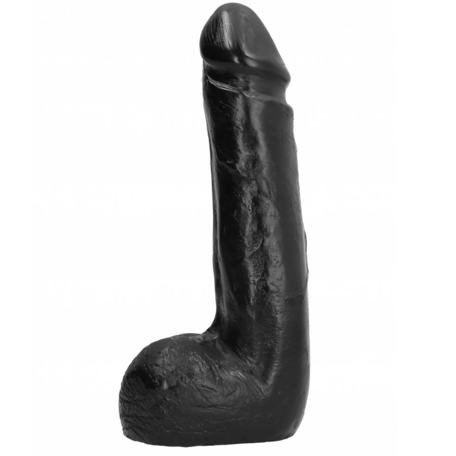 ALL BLACK - DILDO REALISTICO NERO MORBIDO 20 CM - immagine 3