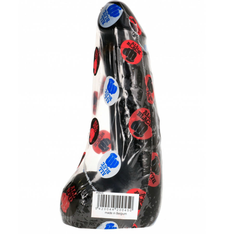 ALL BLACK - DILDO REALISTICO NERO MORBIDO 20 CM - immagine 2