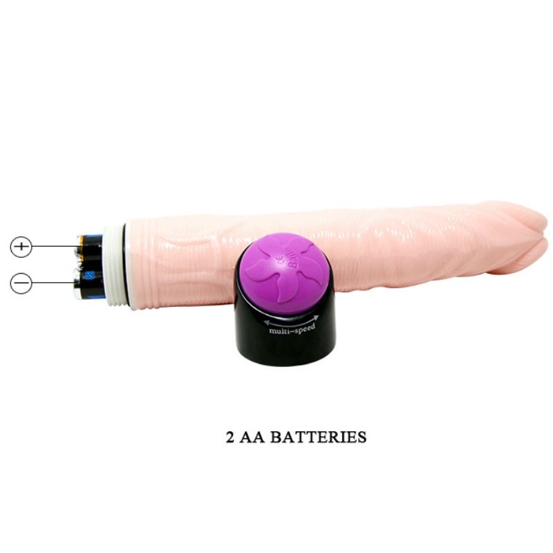 BAILE - ADOUR CLUB VIBRATORE REALISTICO 23 CM NATURALE - immagine 2