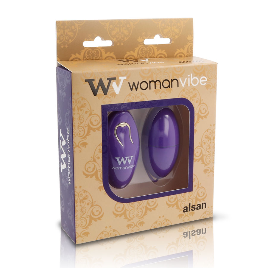 WOMANVIBE - ALSAN EGG TELECOMANDO SILICONE VIOLA - immagine 2