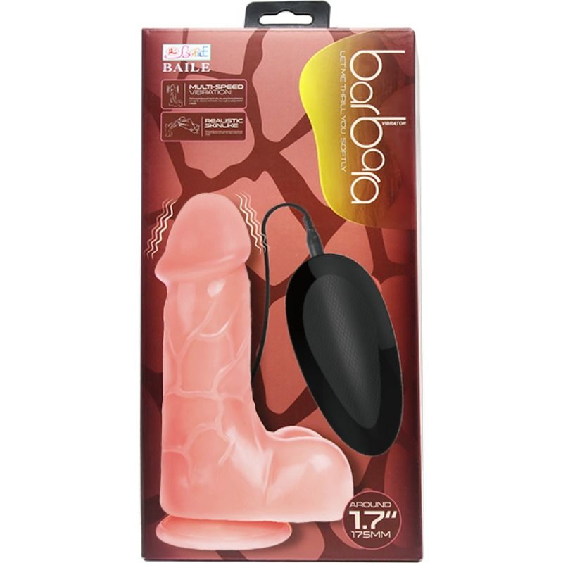 BAILE - VIBRATORE REALISTICO NATURALE BARBARA - immagine 3