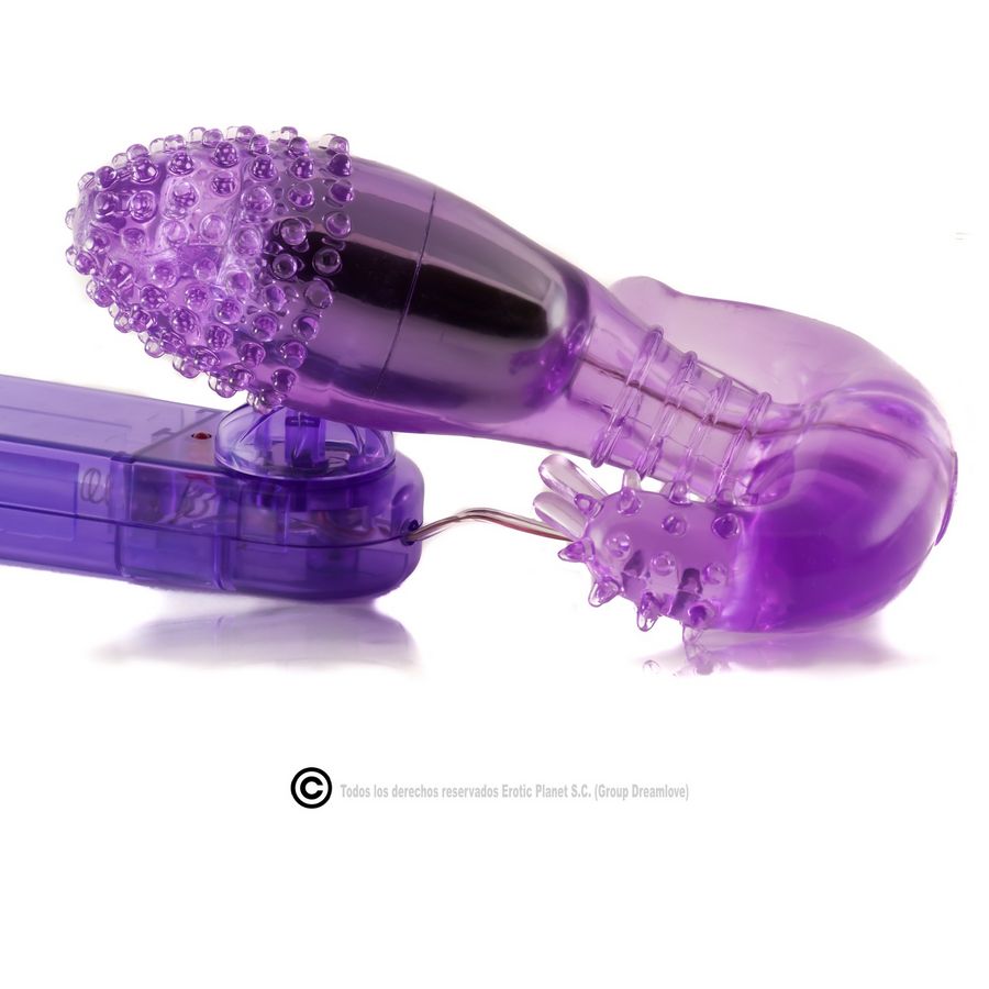BAILE - ESTIMULADOR LILA VAGINAL Y ANAL CON VIBRACIÓN - immagine 3