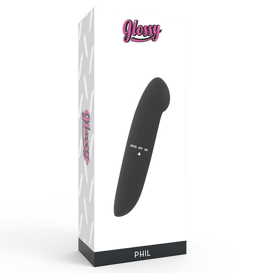 GLOSSY - PHIL VIBRADOR NEGRO - immagine 3