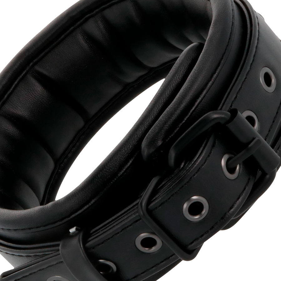 DARKNESS - COLLANA NERA CON CATENA - immagine 2