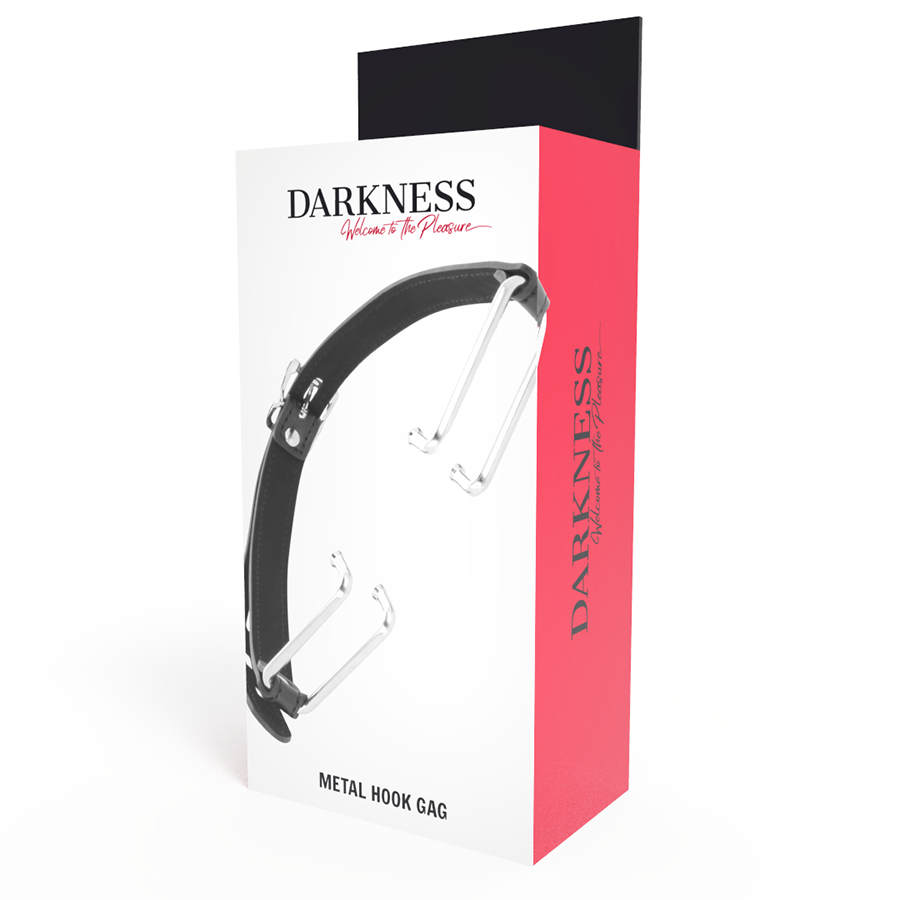DARKNESS - BAVAGLIO CON GANCIO NERO - immagine 3