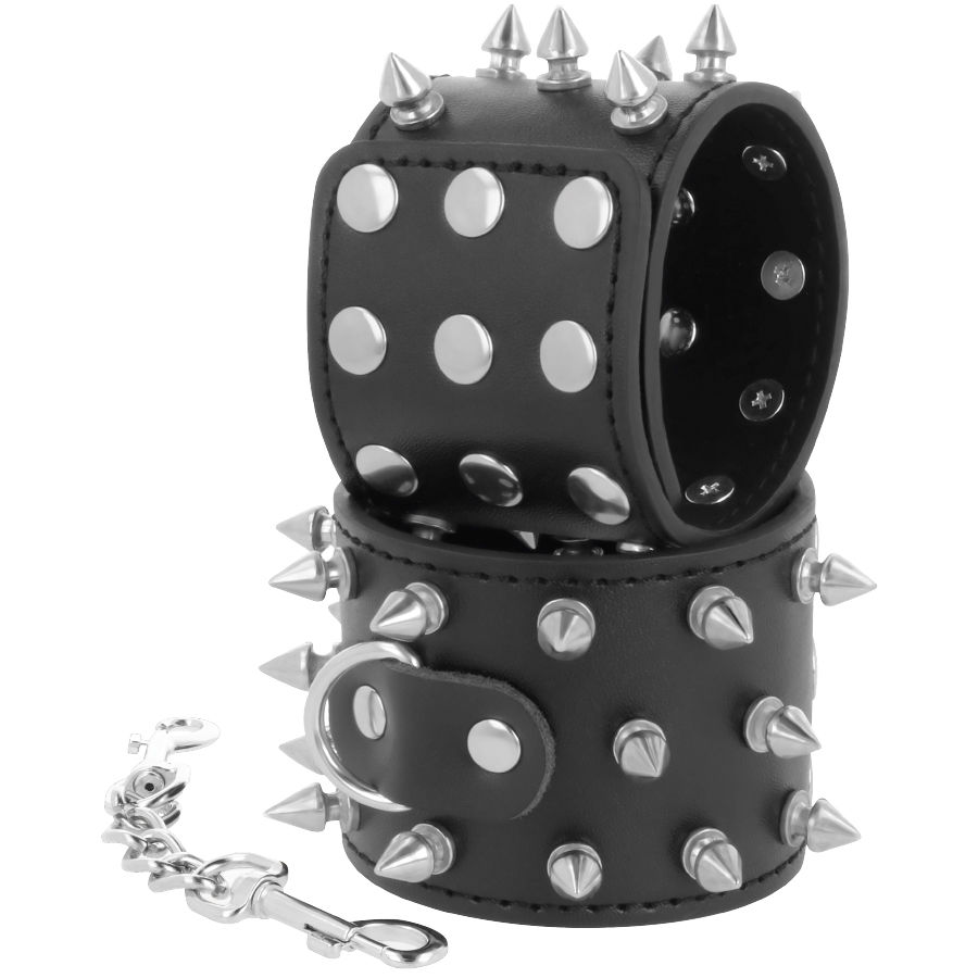 DARKNESS - MANETTE CON TESCHI E OSSA NERE CON SPUNTE - immagine 7