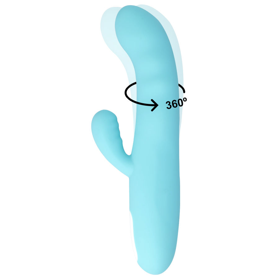 MIA - VIBRATORE ROTANTE EIFFEL BLU TURCHESE - immagine 4