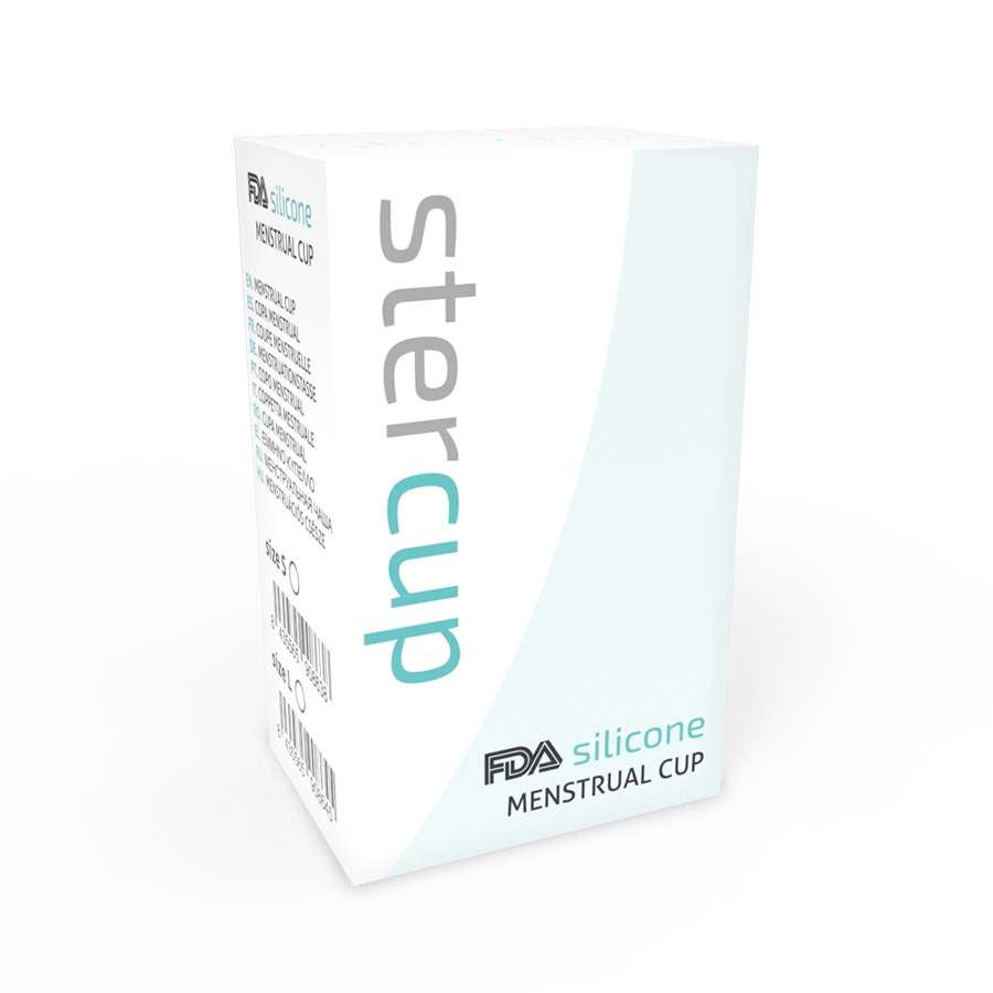 STERCUP - COPA MENSTRUAL FDA SILICONA AQUAMARINA - TALLA S - immagine 2