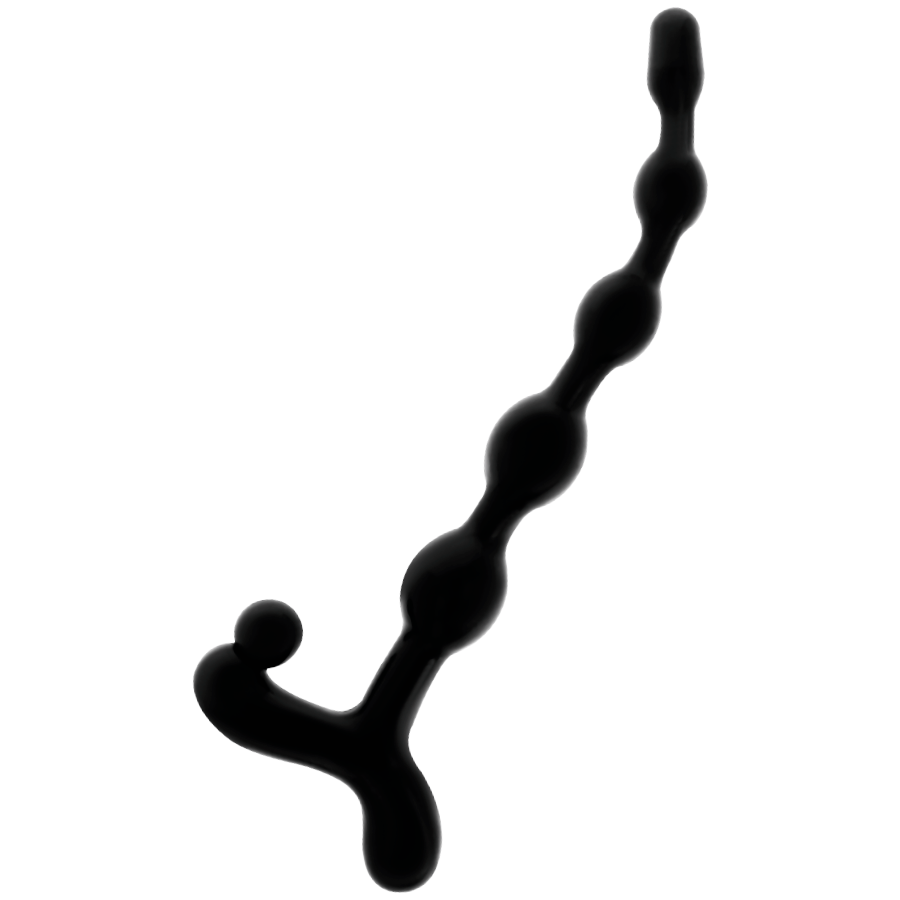 ADDICTED TOYS - BOLAS ANALES 22 CM NEGRO - immagine 2