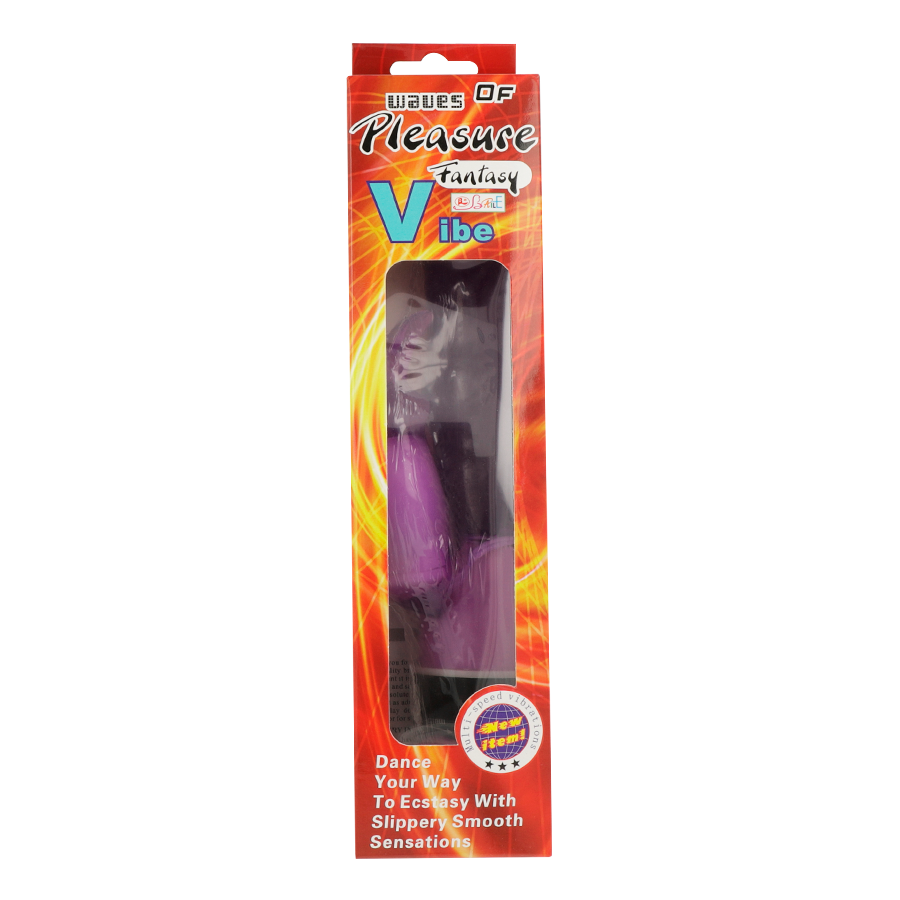 BAILE - ONDE DI PIACERE VIBRATORE FANTASY CON CONIGLIO LILLA 23 CM - immagine 2