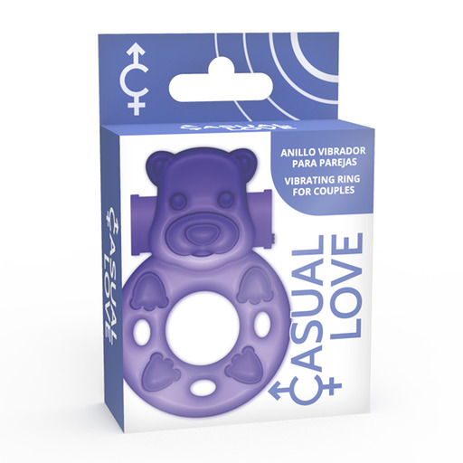 CASUAL LOVE - 26 ANILLO VIBRADOR CONEJITO LILA - immagine 3