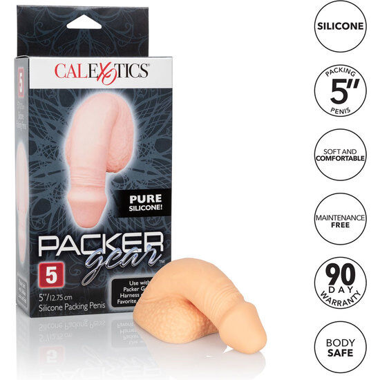 CALEXOTICS - IMBALLAGGIO IN SILICONE PENE 12.75 CM CARNE - immagine 4
